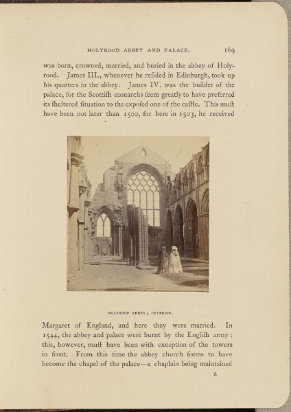 George Washington Wilson, Holyrood Abbey; Interior