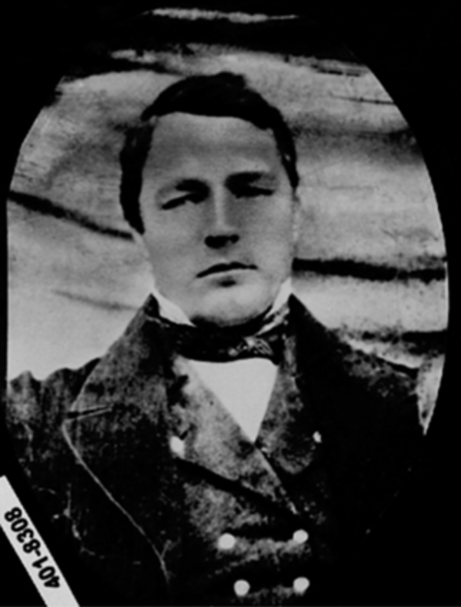 Anno Domkirkeodden, PORTRETT: GÅRDEIER BORGER LARSEN, 1828 - 1907