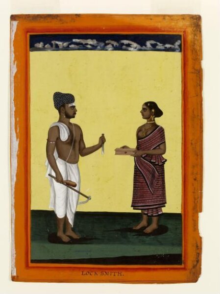 Unknown, A locksmith and his wife