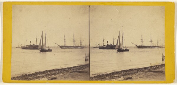 Edward and Henry T. Anthony & Co., Russian Frigate, Government Transport, and Schooner, North River.
