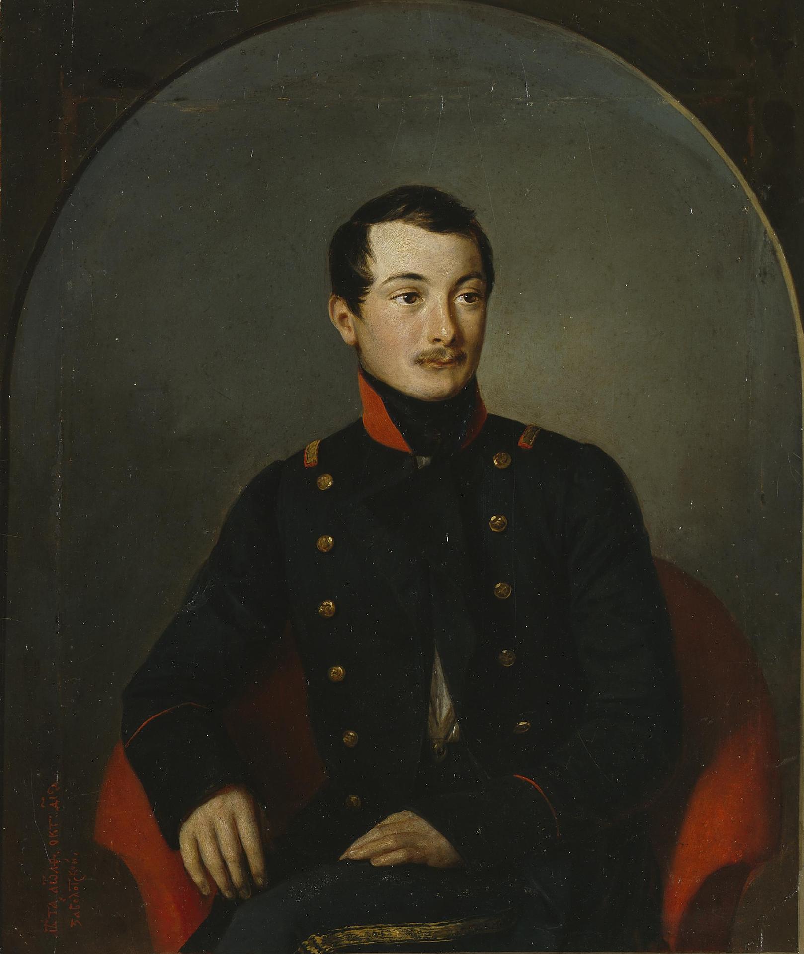 Petr Zabolotskiy, Portrait of a Hussar Guards Officer