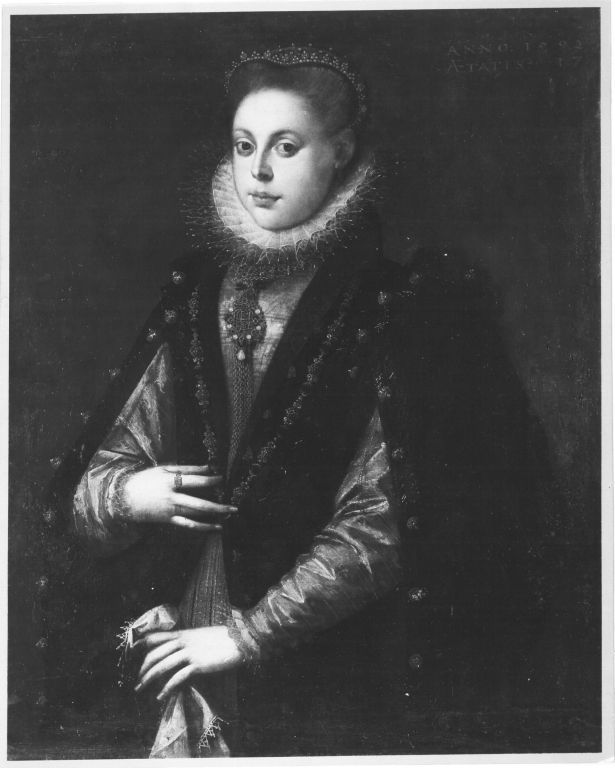 Hans von Aachen, Bildnis einer unbekannten Frau