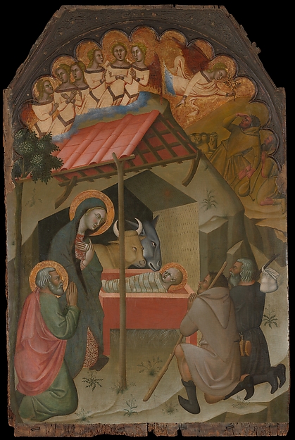 Bartolo di Fredi, The Adoration of the Shepherds