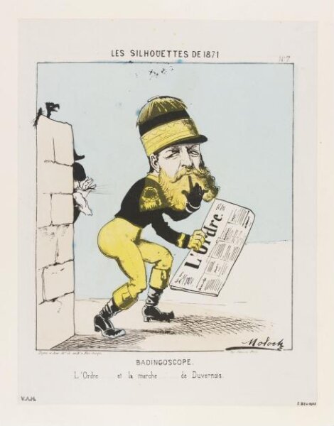 Colomb, B. (Moloch), Les Silhouettes De 1871