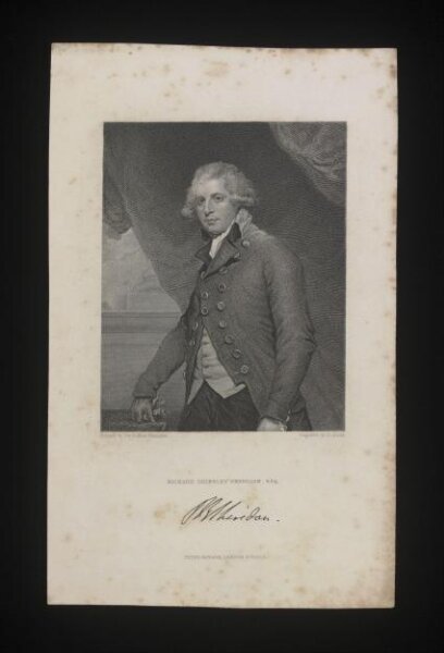 Sir Joshua Reynolds, Richard Brinsley Sheridan Esq