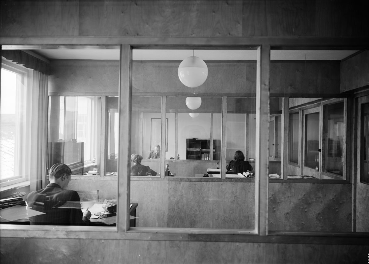 Paul Sandberg, The newly built office of AB Upsala Sidenväverier, Suttung’s alley