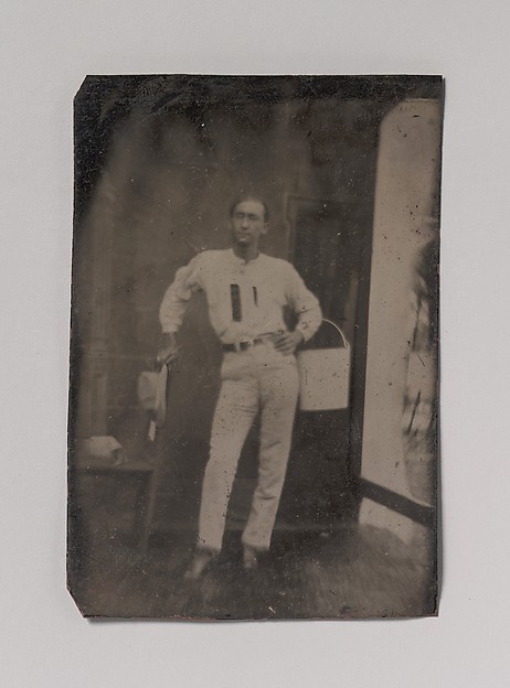 Unknown, [Man with a Bucket on his Arm]