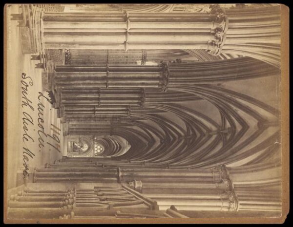 Francis Frith, Lincoln.  South Aisle Nave