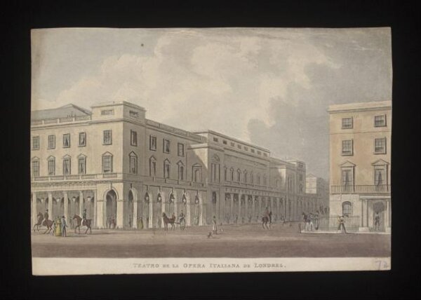 Unknown, Teatro de la Opera Italiana de Londres