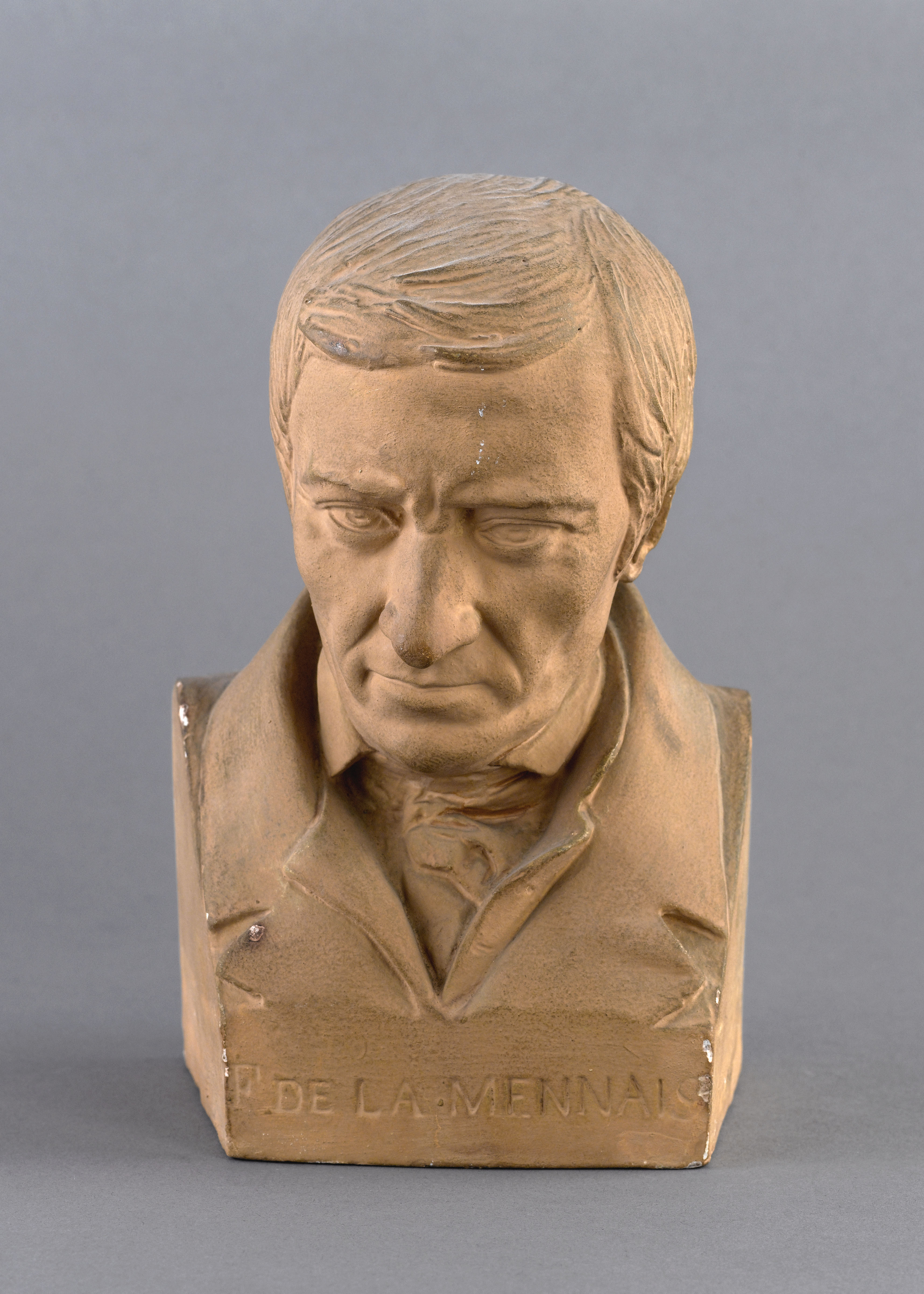 Jean Pierre Dantan, Portrait sérieux du prêtre et penseur, Claude-Franc Lamennais (1782-1854)