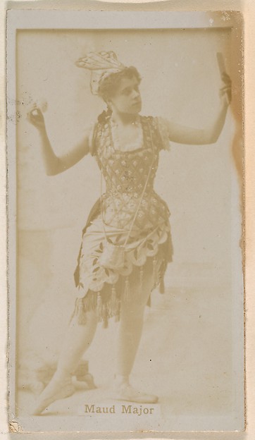 Kinney Brothers Tobacco Company, Maud Major, from the Actresses series (N245) issued by Kinney Brothers to promote Sweet Caporal Cigarettes