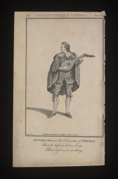 James Roberts, Two Gentleman of Verona/Mr. Vernon in the Character of Thurio