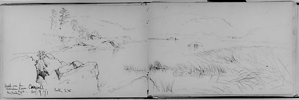Daniel Huntington, Cornwall, 1871 (from Sketchbook)