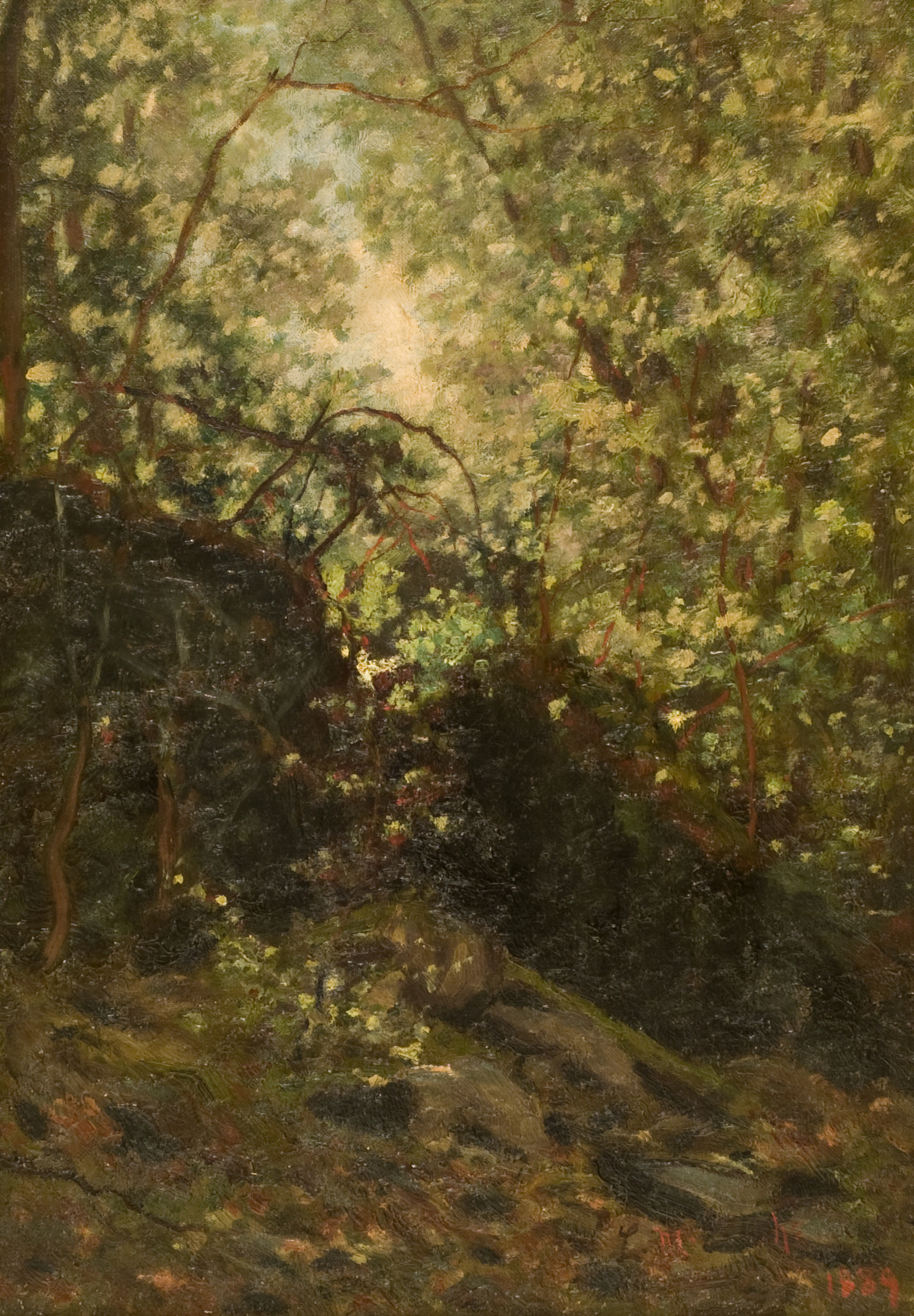 Louis Eilshemius, Night Through Forest