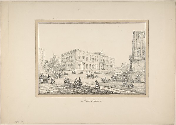 Anonymous, French, 19th century, View of Naples: Musée Borbonio