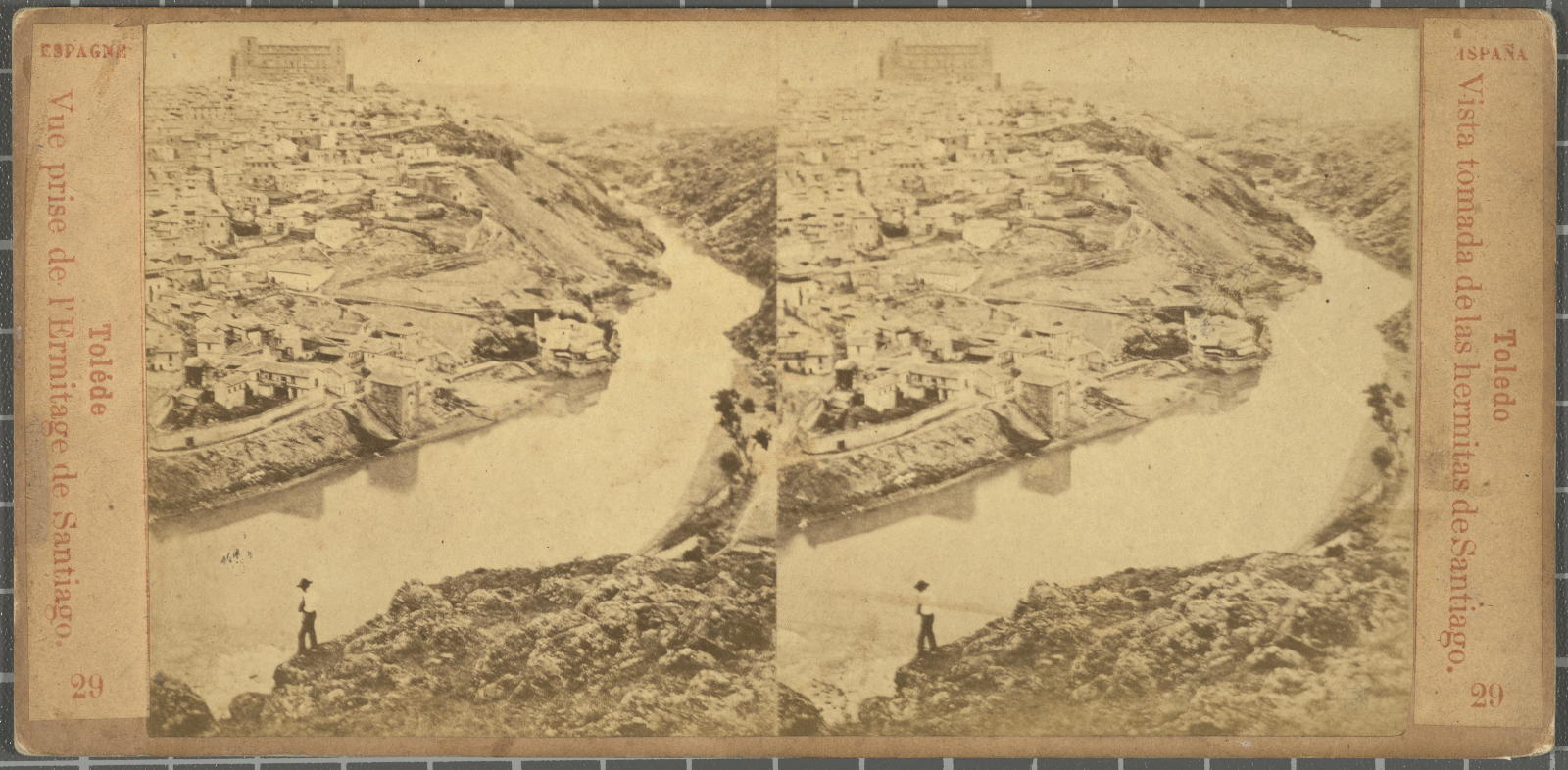 Desconegut, Toledo.Vista tomada de las hermitas de Santiago