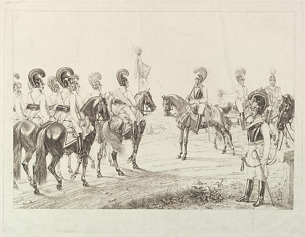 Johann Christoph Erhard, Austrian Cuirassiers