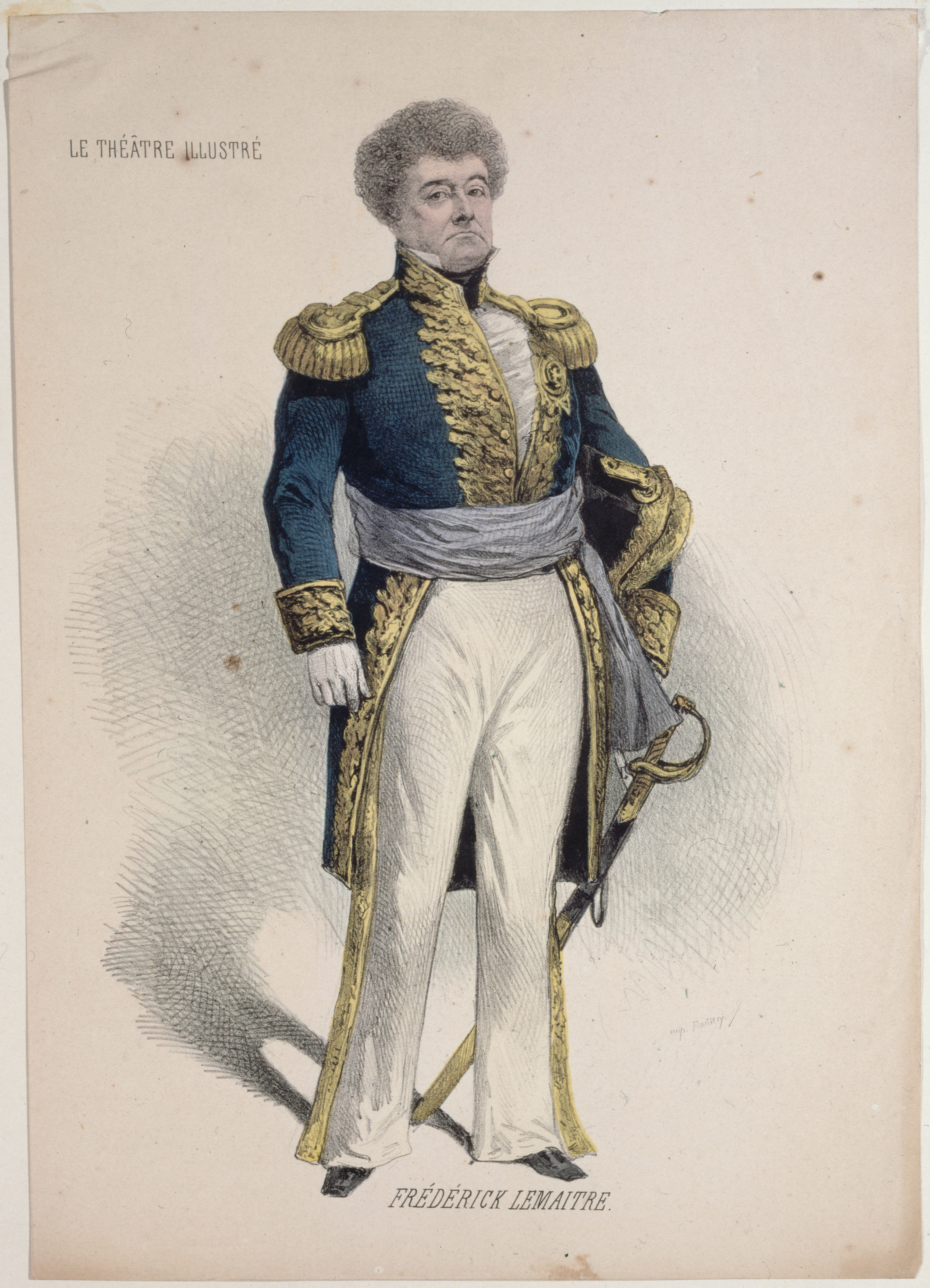 Anonyme, Frédérick Lemaître. Le Théâtre Illustré.
