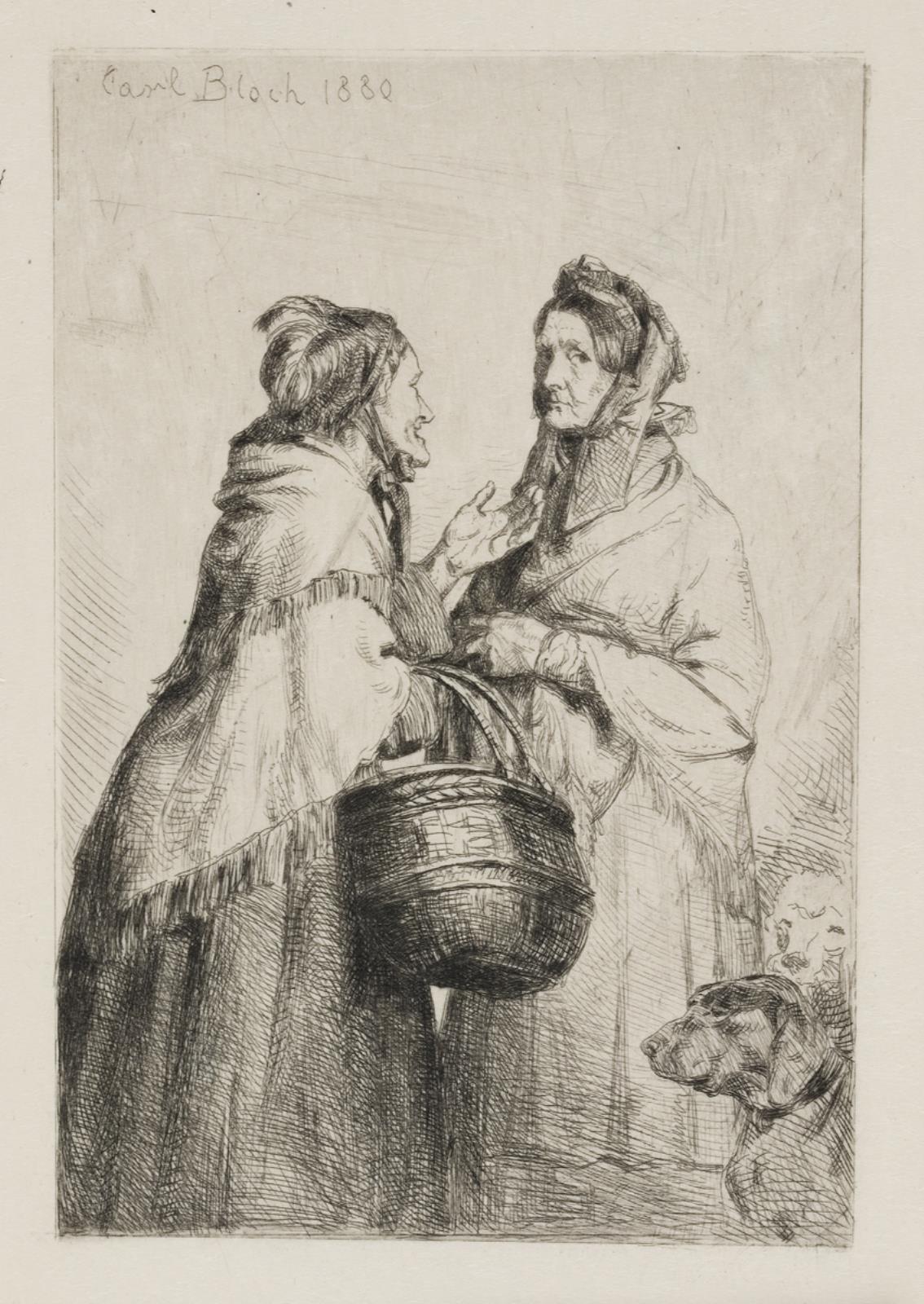 Carl Bloch, De sladrende koner