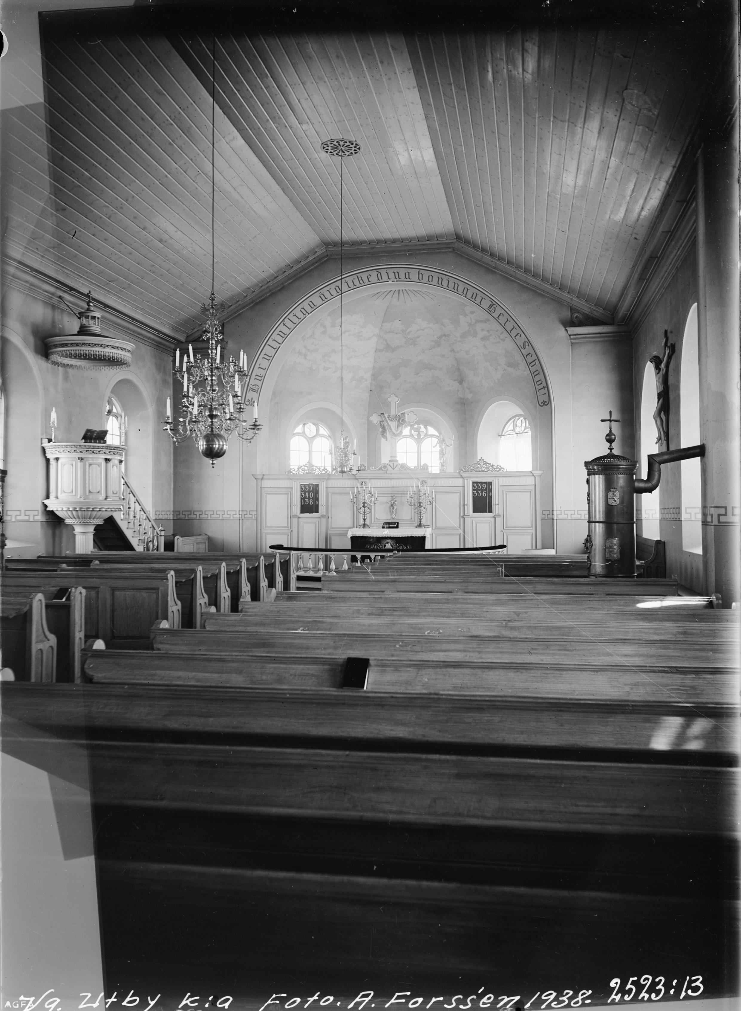 Axel Forssén, Utby kyrka