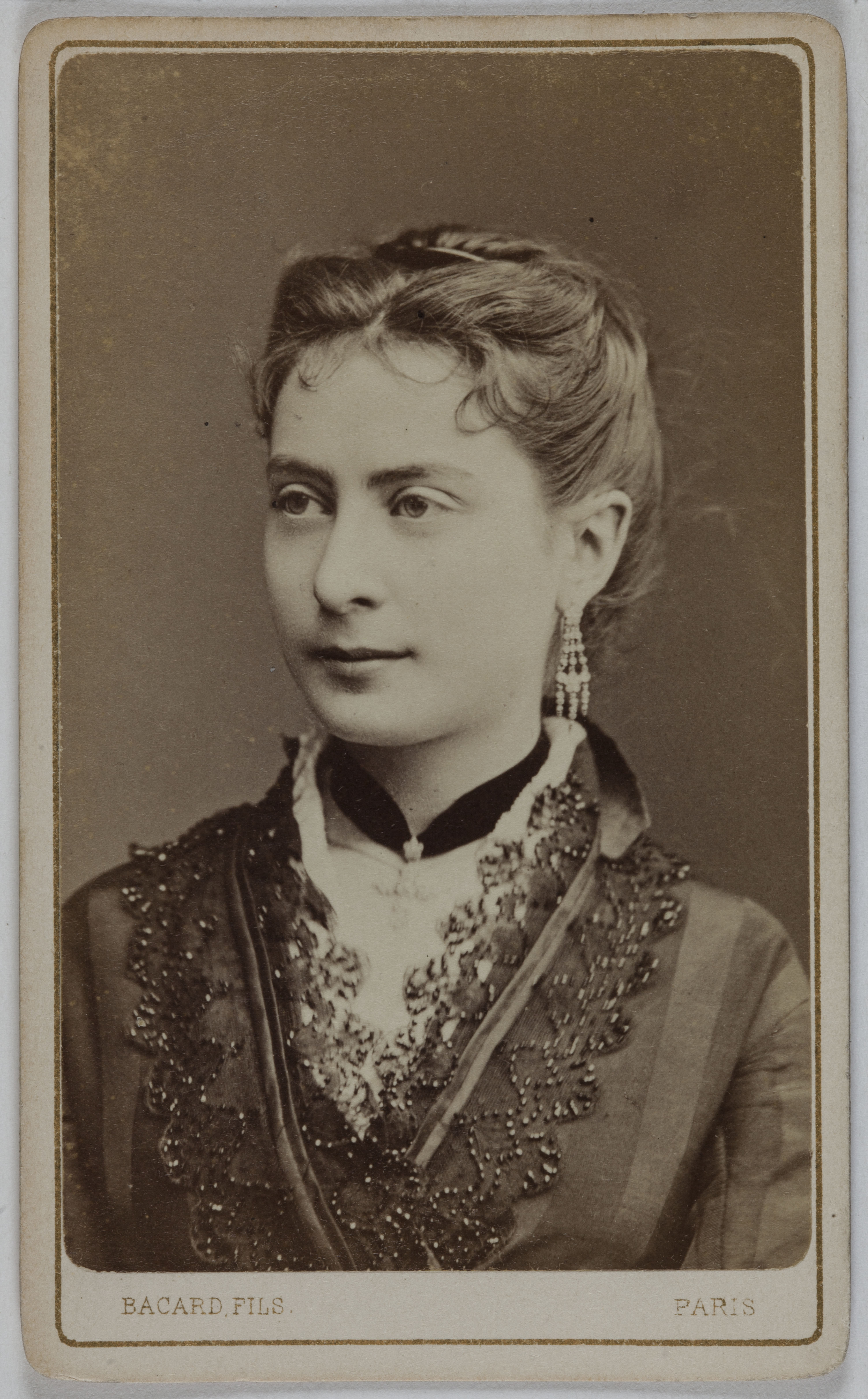Bacard Fils, Portrait de Blanche Baretta (1855-1939), (actrice)