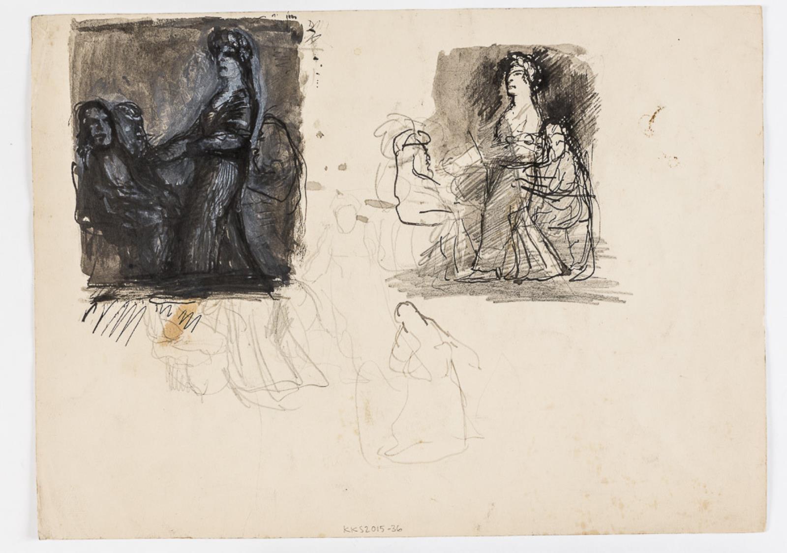 Oluf Hartmann, Studie til Diogenes (?)