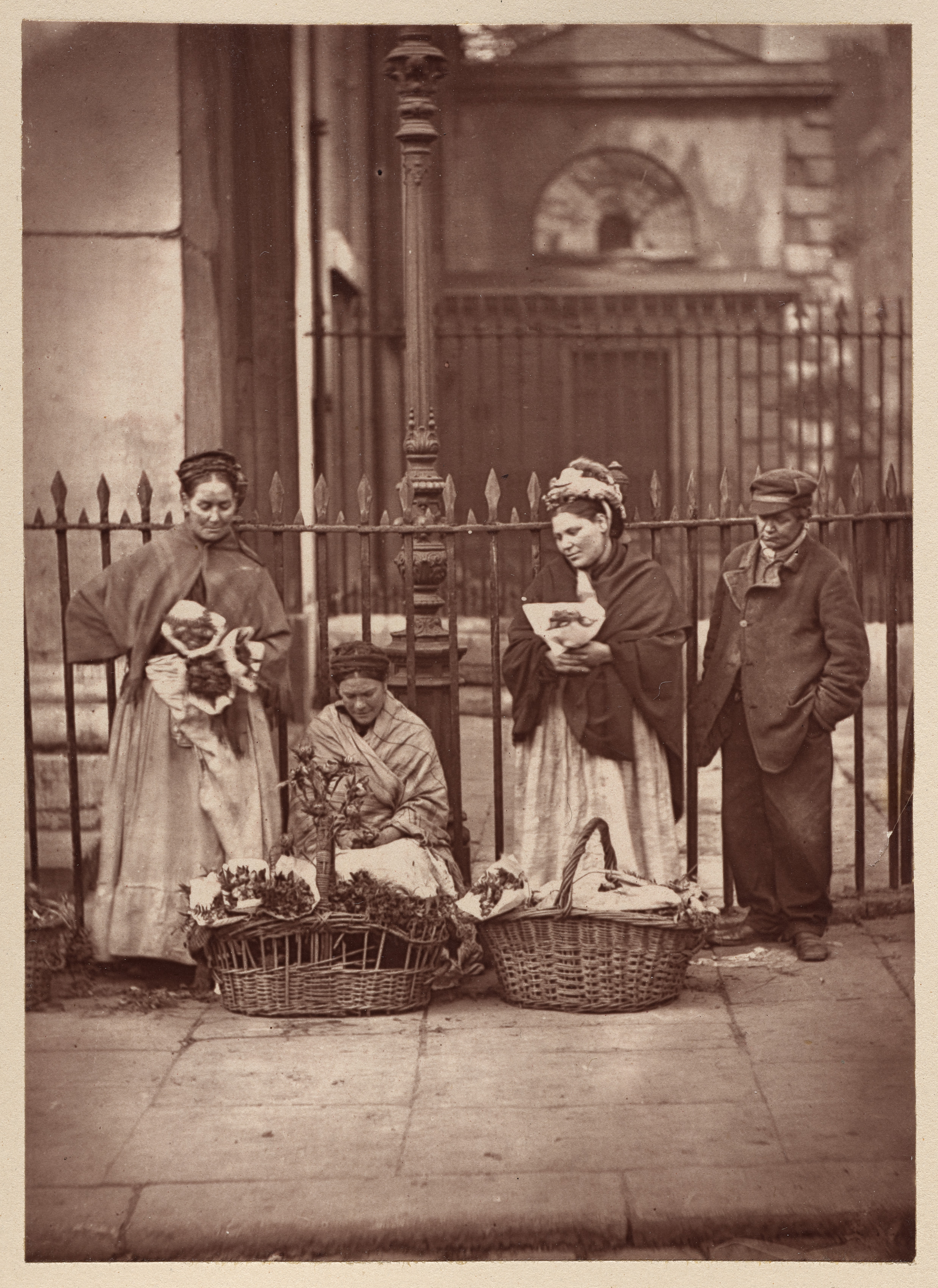 John Thomson, Covent Garden Flower Women