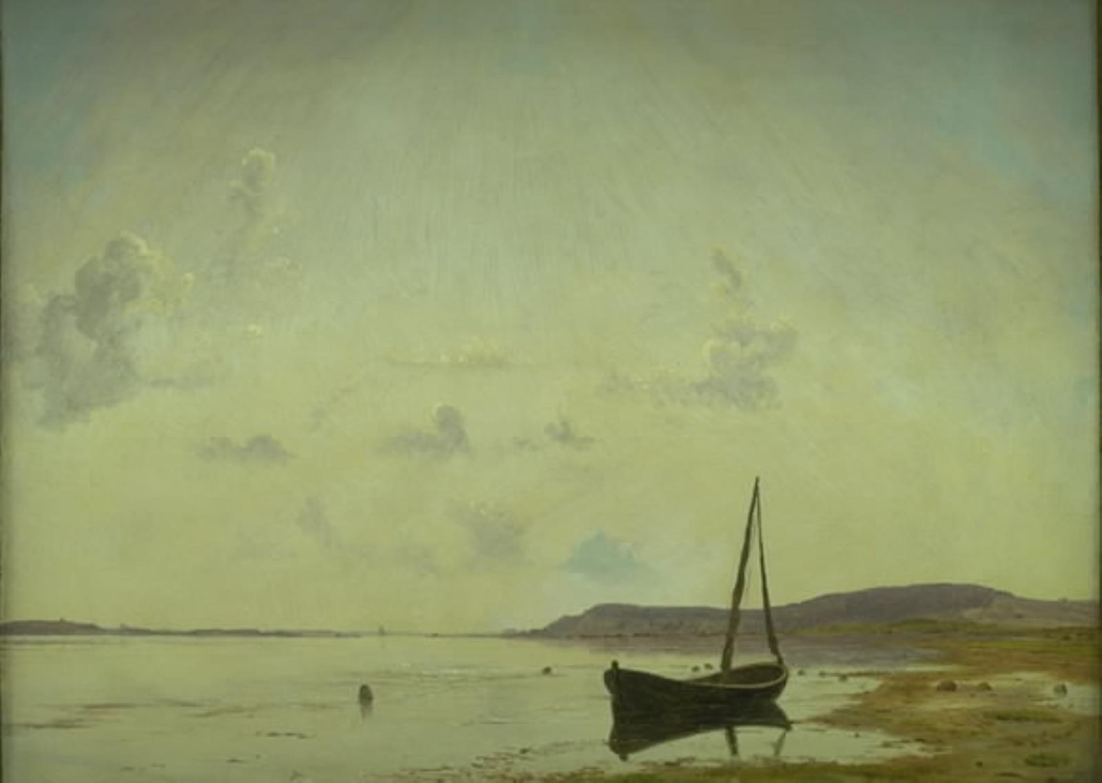 Vilhelm Kyhn, Kystparti ved Frederikssund. Studie