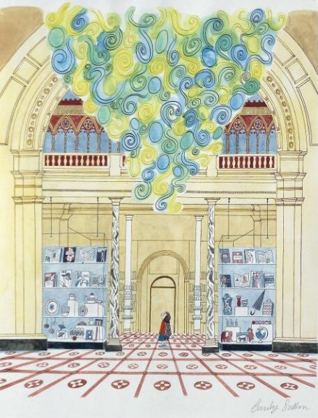 Emily Sutton, In the V&A Entrance Hall
