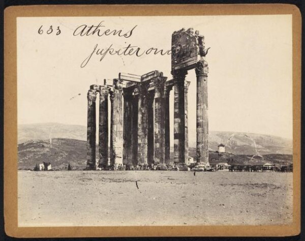 Francis Frith, Athens Temple of Jupiter onans