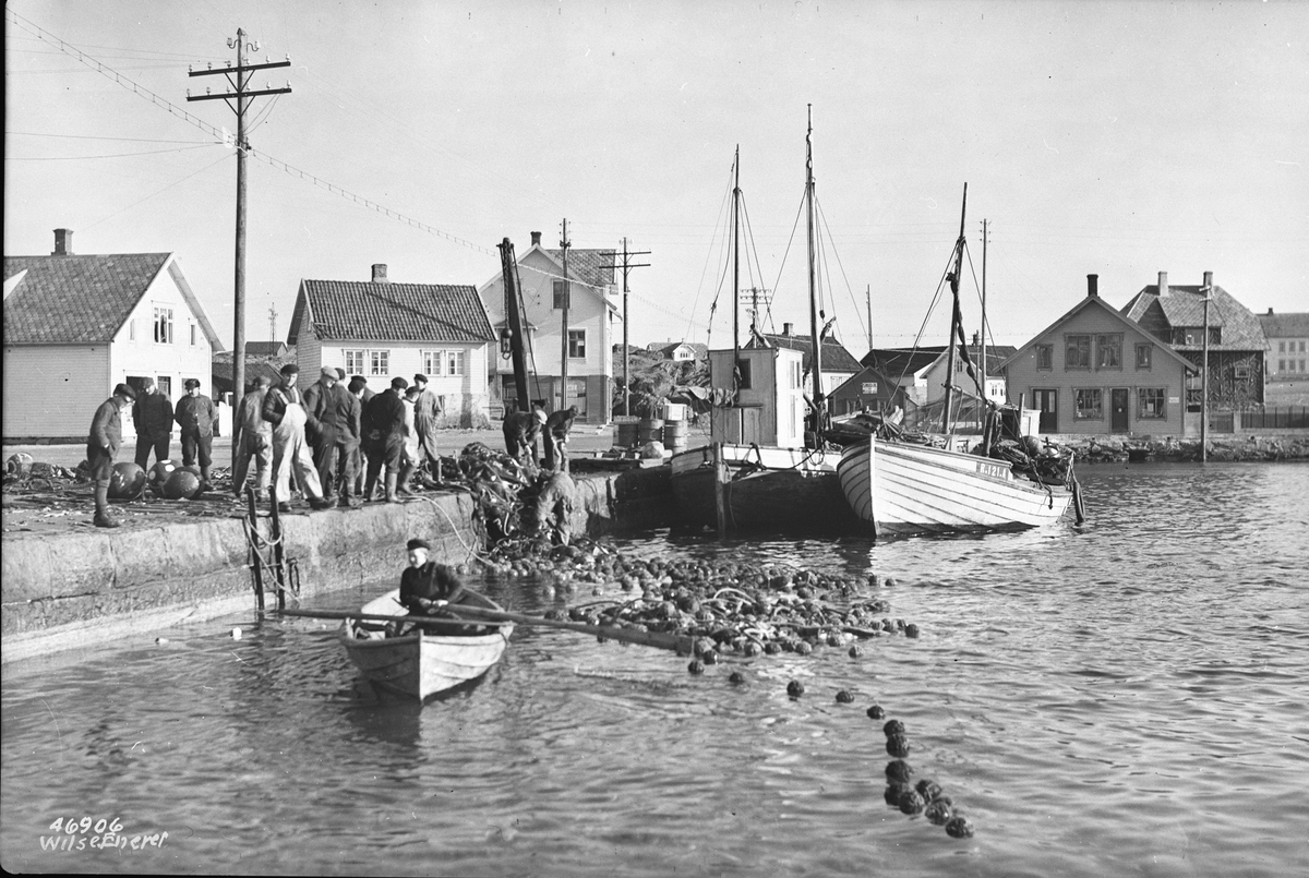 Anders Beer Wilse, Prot: Sildefiske Aakre havn garnvase