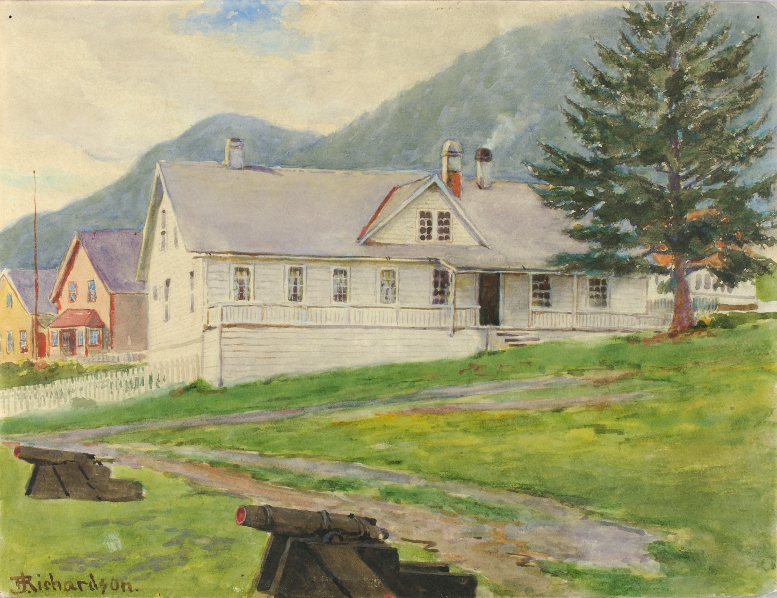 Theodore J. Richardson, Former Governor's House, Sitka, 1905
