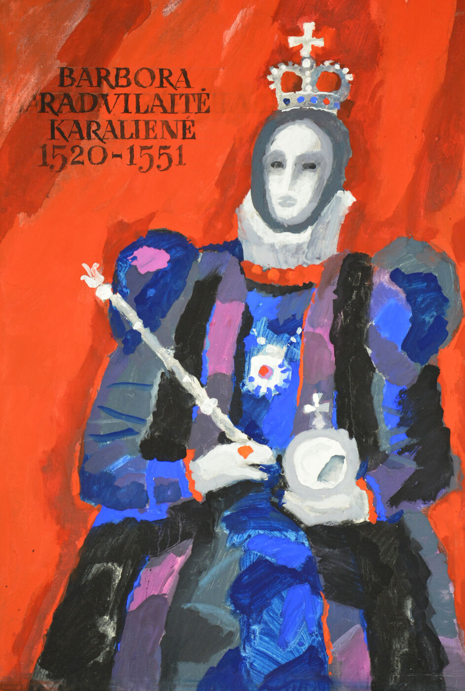 Juozas Galkus, Barbora Radvilaitė karalienė (1520–1551)