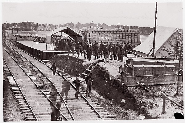 Unknown, [Commissary Department, Stoneman's Station, on Aquia Creek and Fredericksburg Rail Road, Virginia]
