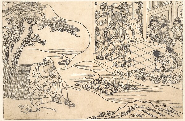 Unidentified artist, Parody of the Tale of Young Man Lu: A Fisherman Dreaming
