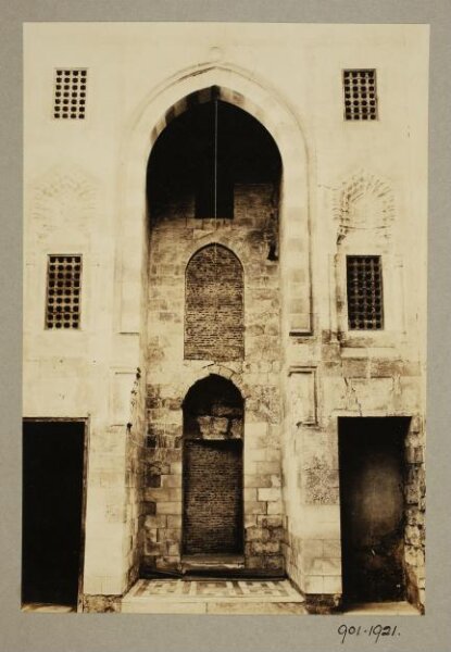 K.A.C. Creswell, Interior of southwest iwan of the mosque of Mamluk Amir Janibak al-Ashrafi, Cairo