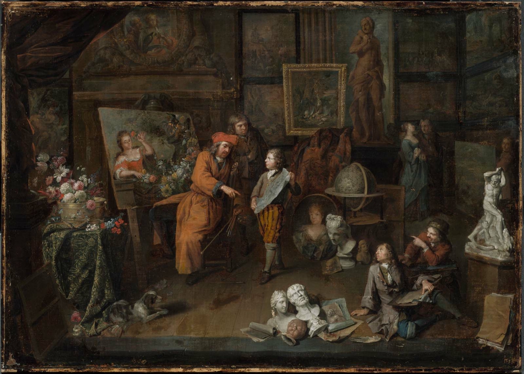 Balthasar van den Bossche, Artist's Studio