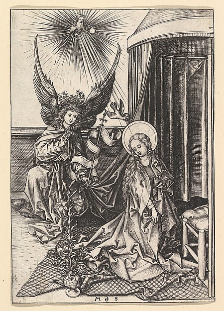 Martin Schongauer, The Annunciation