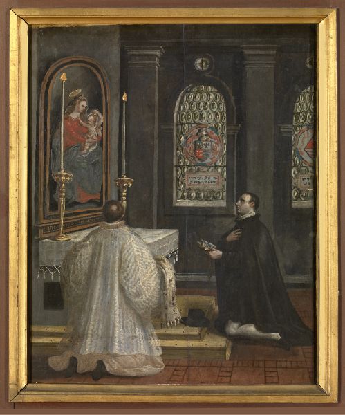 Maerten de Vos, Saint Didacus of Alcalá at Prayers