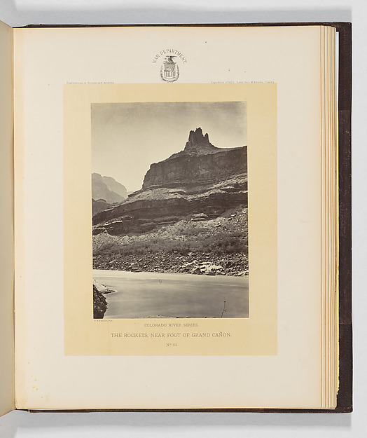 Timothy H. O'Sullivan, The Rockets, Near Foot of Grand Cañon