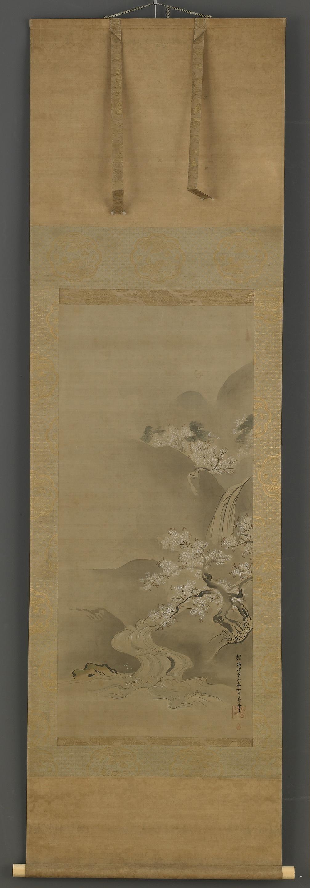 Kano Tan'yu, Spring Landscape