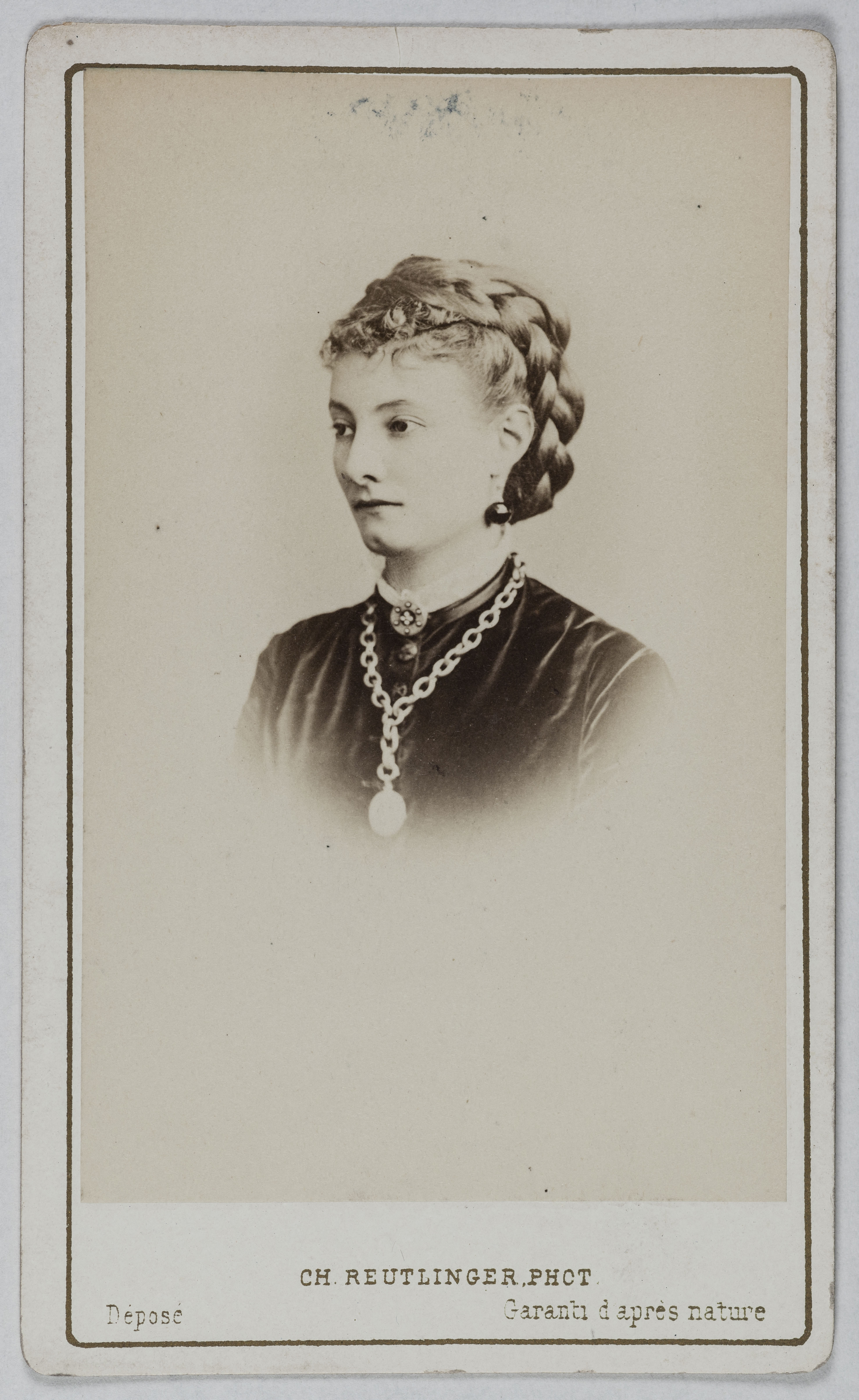 Charles Reutlinger, Portrait d'Estradère Camille, (dite Boule de gomme), (actrice)