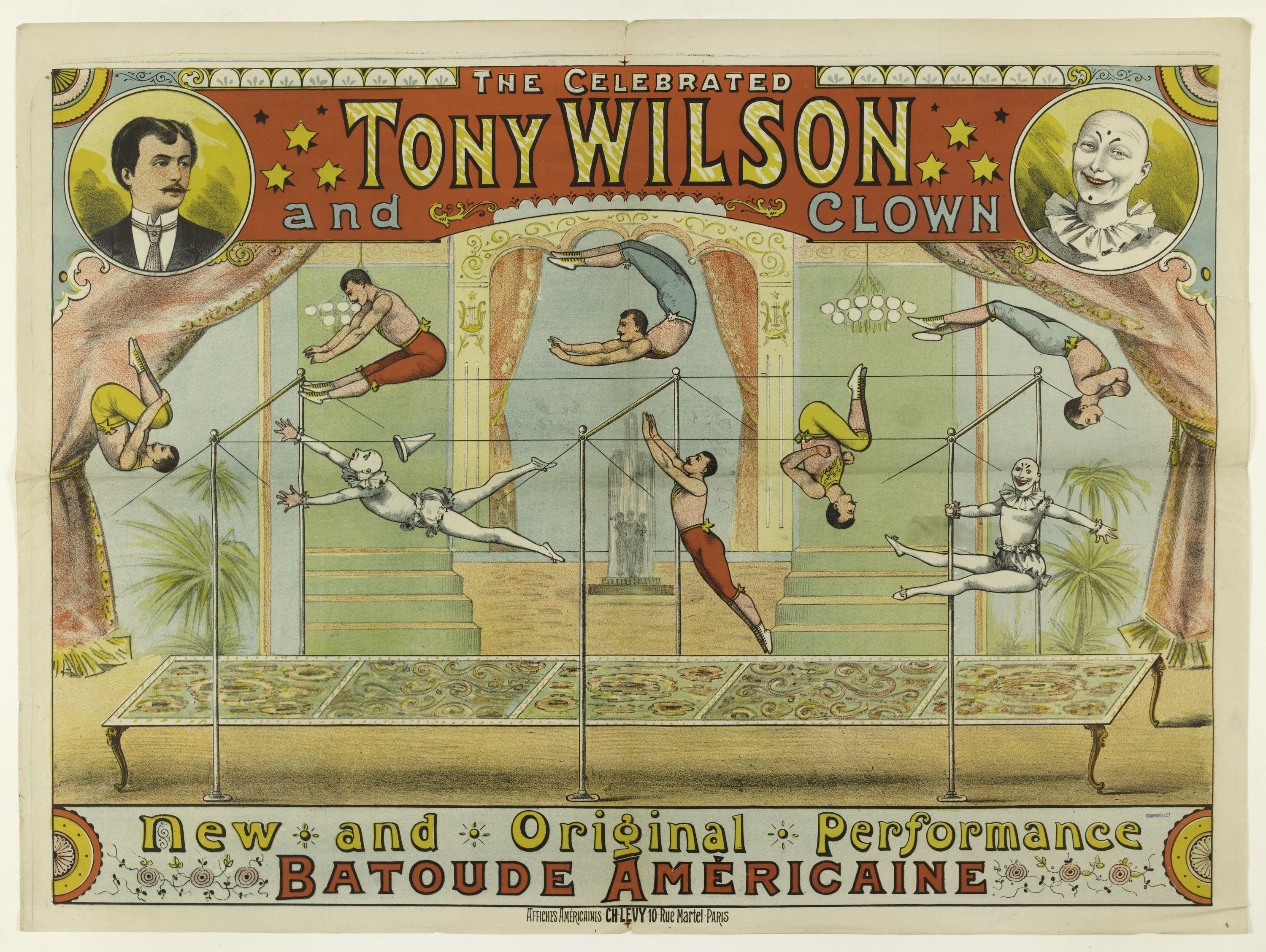 Anonyme, THE CELEBRATED/ TONY WILSON/ and CLOWN/ New and Original Performance/ BATOUDE AMERICAINE