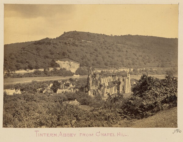 Unknown, [View of Tintern Abbey from Chapel Hill]
