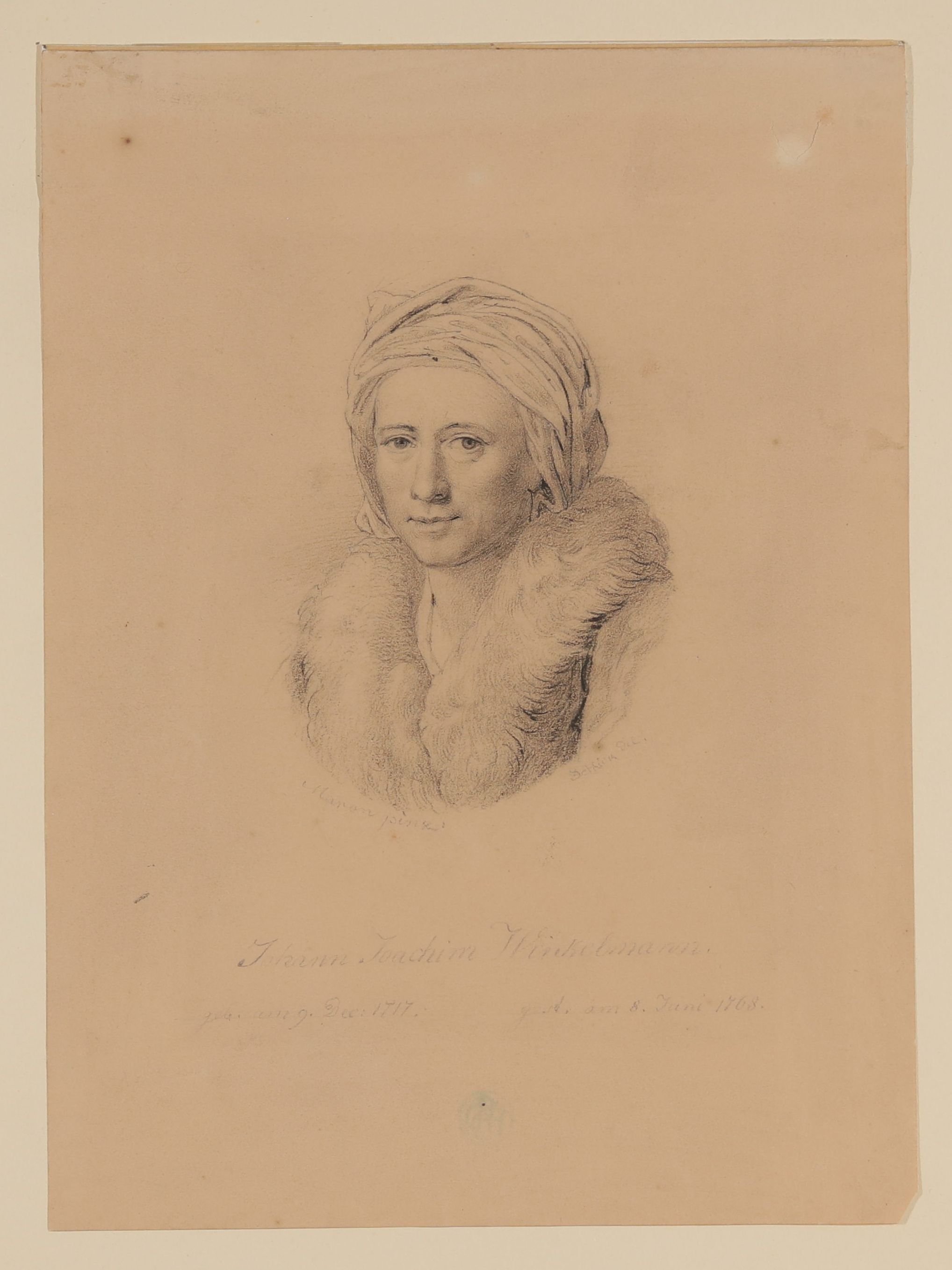 Anton von Maron, Johann Joachim Winckelmann