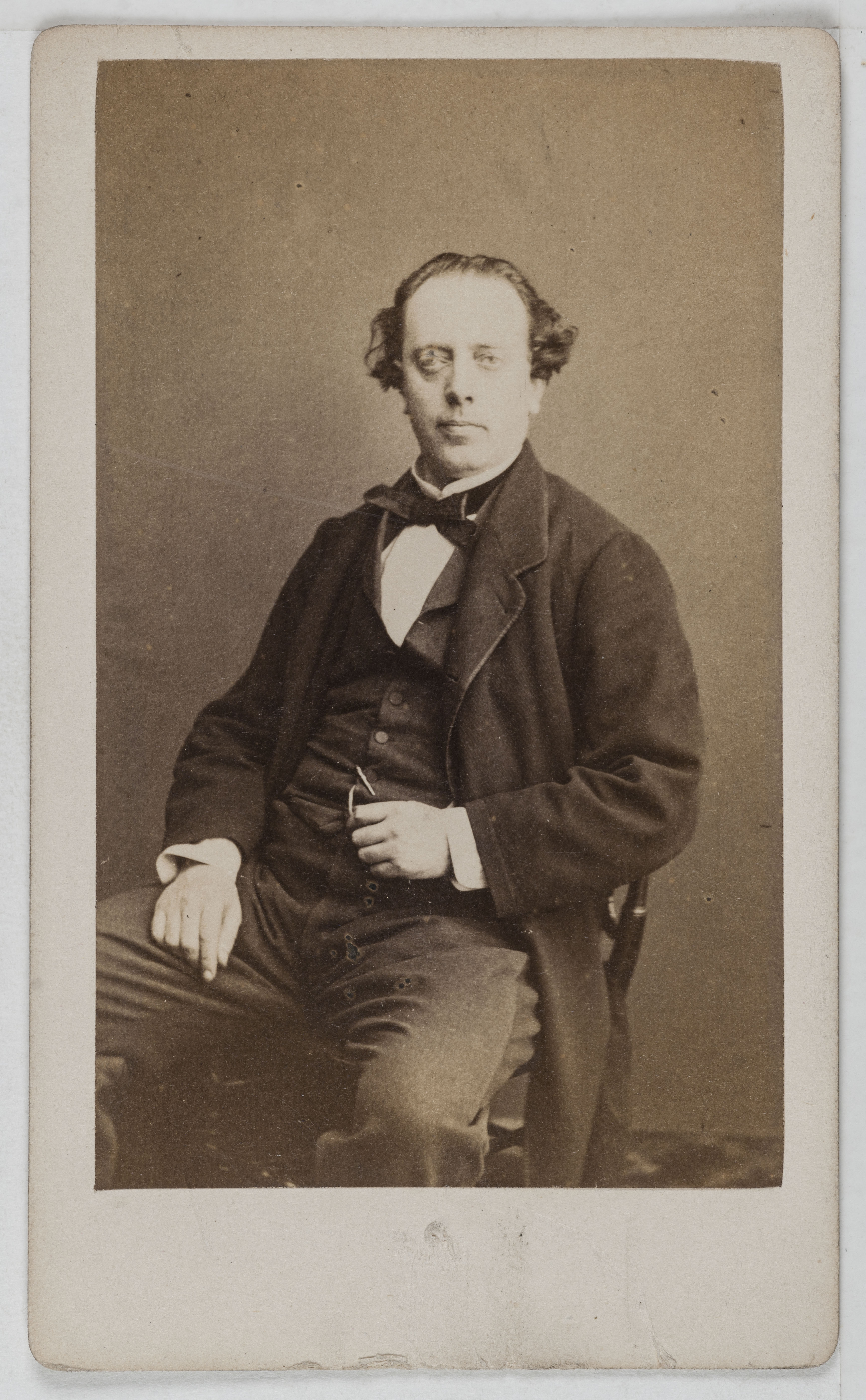 Numa Fils, Portrait de Jean-Auguste Parade (-1885), acteur de théâtre.