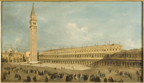 Giacomo Guardi, Piazza San Marco, Venedig