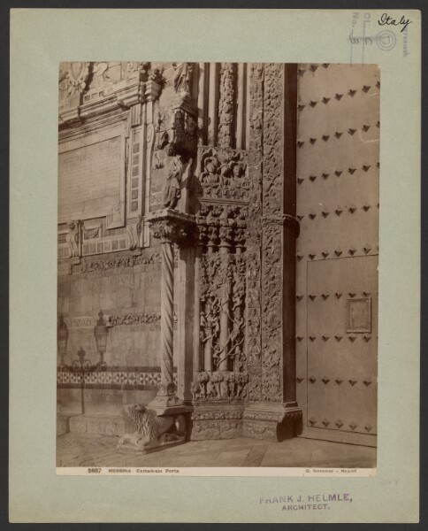Giorgio Sommer, Messina, Cathedral Door