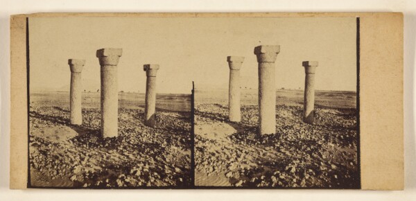 Francis Frith, [Three bare columns, Egypt]