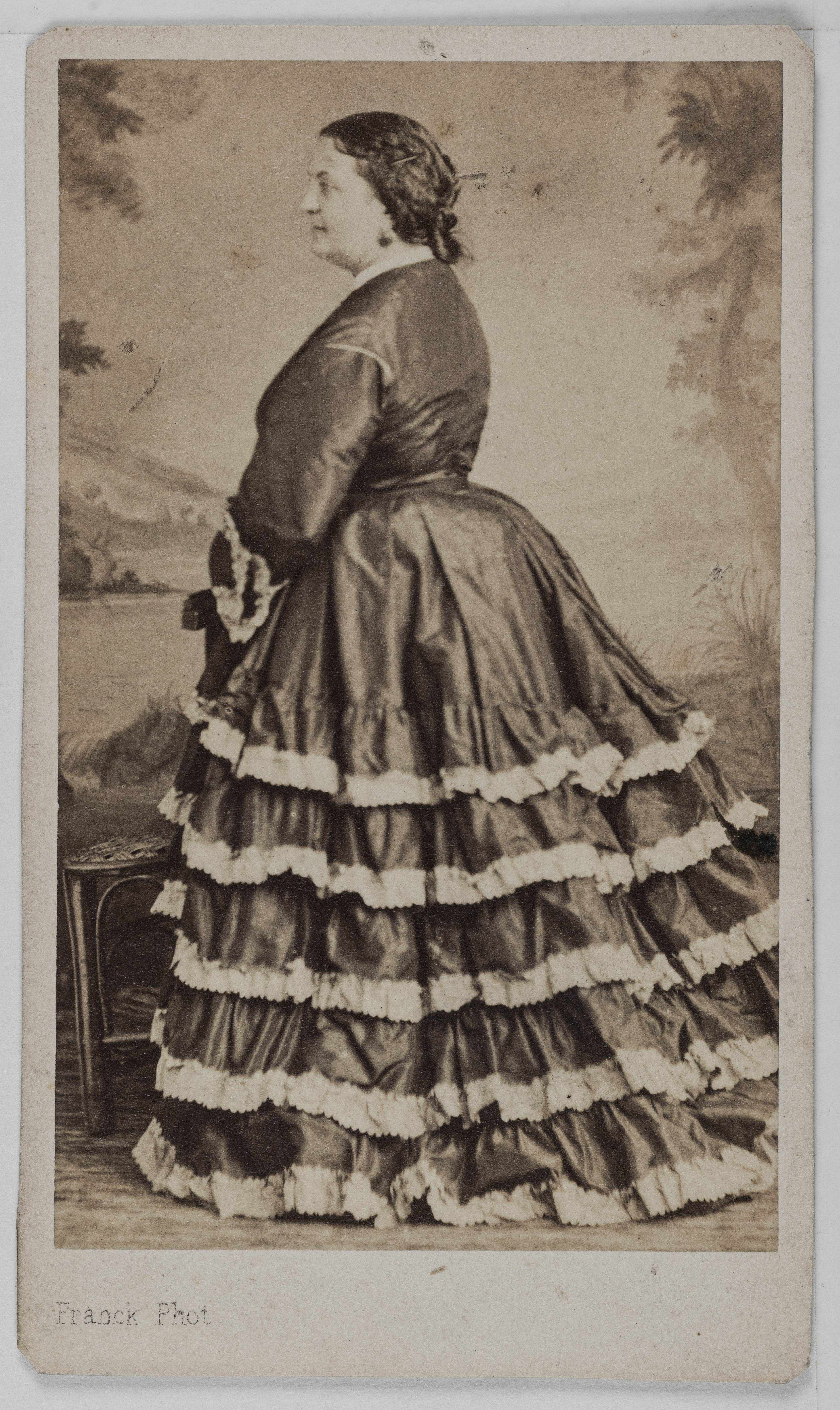 Franck, Portrait de Nathalie Martel (1816-1885), dite Nathalie, actrice de théâtre entre 1837 et 1873.